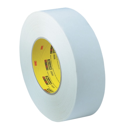 3M Textile Flatback Tape 2526, White, 48 Mm X 55 M, 9.8 Mil 7010373789